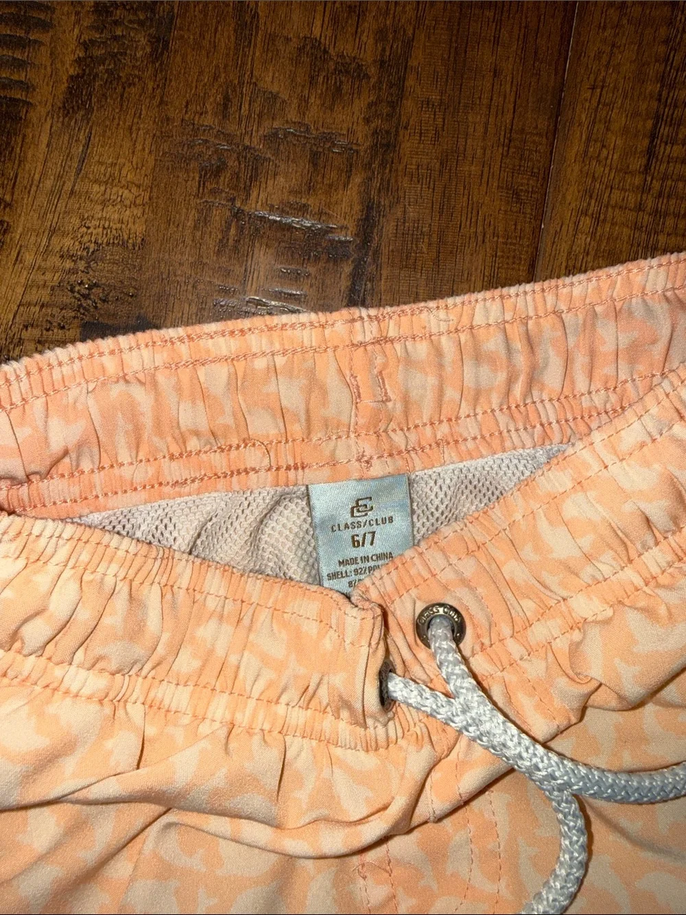 Class Club 5-Pack Boys' Swim Trunks. Size 6/7.
